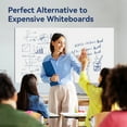 thumbnail image 4 of VUSIGN Whiteboard Sticker for Wall 17.3"x96" Whiteboard Wallpaper Peel and Stick, White Board Stick on Wall, Dry Erase Contact Paper Adhesive, 4 of 6