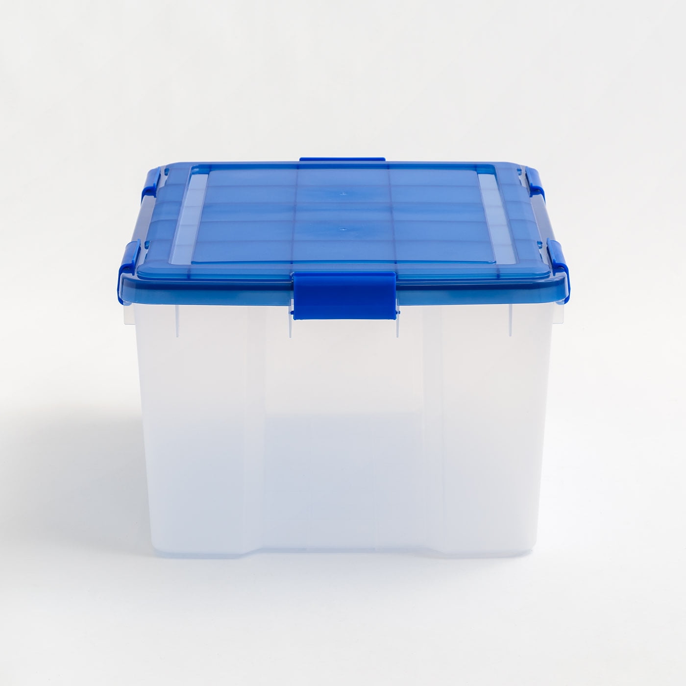 IRIS Weathertight Storage Box, 62 Quart, Clear, 23.6″ x 17.75″ x
