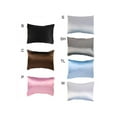 thumbnail image 2 of Satin Pillowcase, King Soft Pillowcase with Zipper,20*29"/20*26", 2 of 7