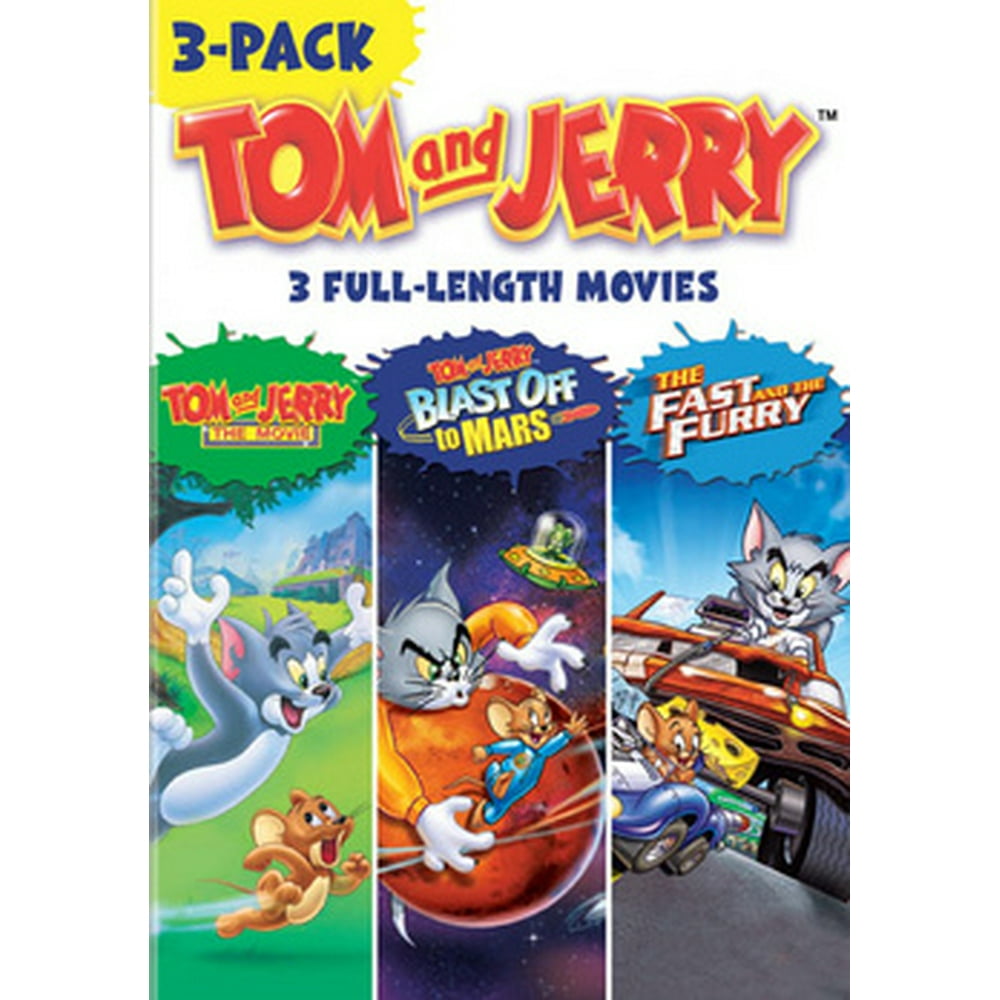 Tom & Jerry 3 Full-Length Movies (DVD) - Walmart.com - Walmart.com