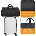 thumbnail image 2 of 45" Suit Carrier Bag Convertible Garment Bag With Shoulder Strap Handles Multipurpose Duffel Bag For Storage And Travel, 2 of 5