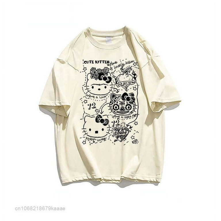 Sanrio Clothes Hello Kitty New Graffiti Design Summer Short