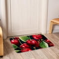 thumbnail image 6 of Cherry Polyester Non-Slip Machine Washable Bath Rug Door Carpet Chair Rug, 6 of 6