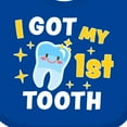thumbnail image 4 of Inktastic I Got My 1st Tooth with Cute Tooth Baby Boys or Girls Baby Bib, 4 of 4