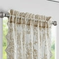 thumbnail image 2 of Warm Home Designs 30" W x 72" L Gold Linen Lace French Door Curtains. LFD Linen 30x72, 2 of 3