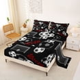 thumbnail image 2 of Erosebridal Boys Ball Games Bed Sheets,Soccer Sport Games Football Theme Kids King Sheets For Boys 4 Pieces, 2 of 6