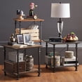 thumbnail image 3 of iNSPIRE Q Myra Vintage Industrial Modern Rustic End Table by  Classic, 3 of 5