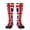 2 Black-2, variant on Women's Knee High Socks British Flag Britain English England Thermal Soft Knee Long Socks