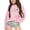 Pink, variant on Tanghaowl Boys Sweatshirts Kid Girls Autumn Winter Letter Printed Round Neck Long Sleeved Sweatshirt with Soft Warm Material Grey 11-12 Years