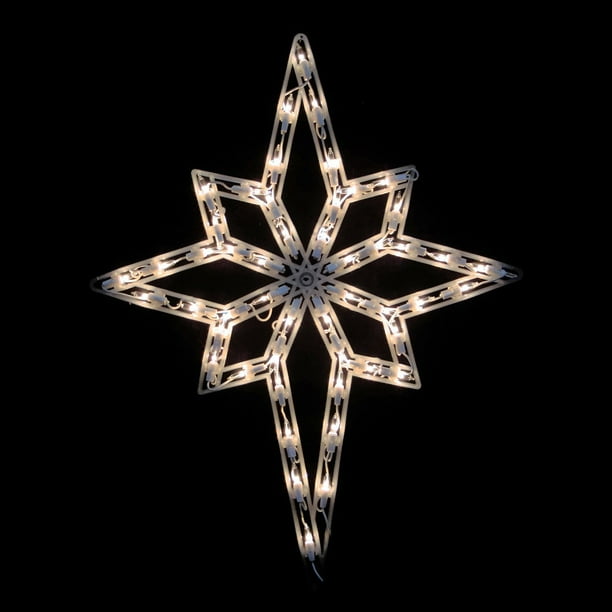 Northlight Star of Bethlehem Lighted Double Sided Christmas Window