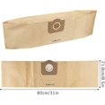 thumbnail image 3 of Paquete de 12 bolsas de filtro de vacío de repuesto Karcher 6.959-130.0 filtro de bolsas de papel, 3 of 4