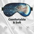 thumbnail image 3 of Disketp White Jellyfish Dansing in the Ocean Print Sleep Mask-Eye Mask for Sleeping,Comfortable & Super Soft Eye Mask with Adjustable Strap,Travel Eye Mask, 3 of 7