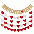 thumbnail image 3 of Propuesta Compromiso Día de San Valentín Boda Fiesta Decoración Flor TE AMO lino cola de milano LOVE bandera, 3 of 6