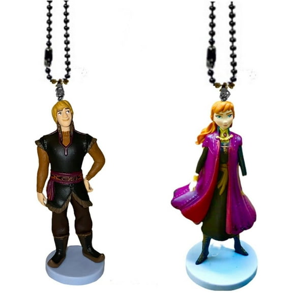 Princess Anna & Kristoff PVC 3” Keychain Dangler Ornament Figure Frozen