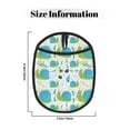 thumbnail image 3 of Green Blue Slug Shells Pot Holders for Kitchen - Heat Resistant Oven Mitts Hot Pads with Pocket, Non Slip Silicone Pot Holders, Cuteness Hanging Loop Potholders for Kitchen Baking, 3 of 5