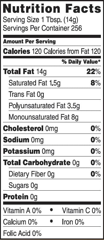 Great Value Sunflower Oil, 1 Gal