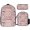Color-1, variant on Trash Cartoon Seamless Pattern 3pcs/Set Bags Laptop Daypack Backpack Lunch Bag Pencil Case