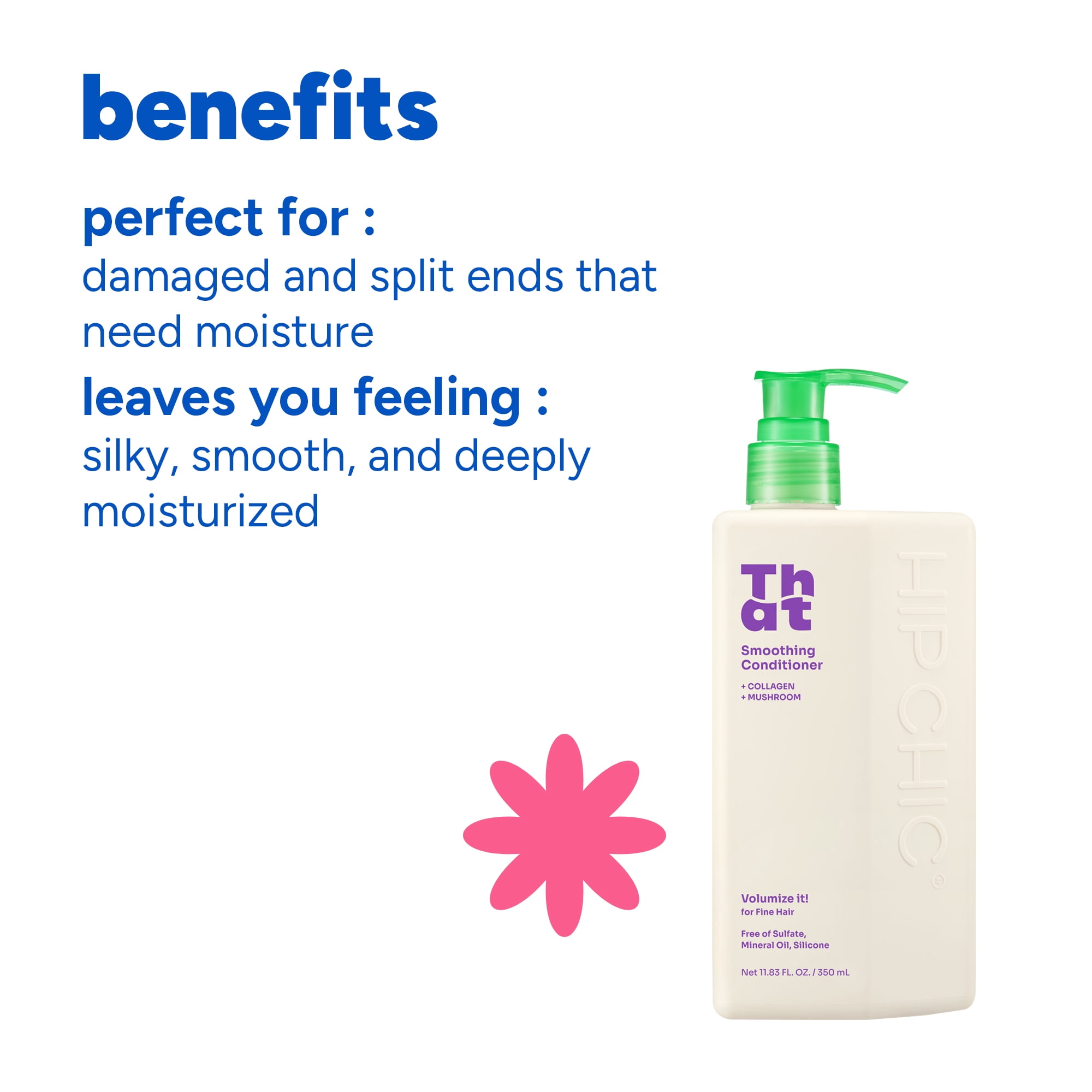 Hip Chic That Smoothing Hair Conditioner for Fine Hair, 11.83 fl oz
