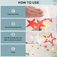 thumbnail image 4 of Uxcell 44Pcs Stars Acrylic Mirror Wall Stickers, 3D Mirror Sticker Removable Self-Adhesive Wall Decals for DIY Art Mural Home Bedroom Living Room Office Bathroom Wedding, Red, 4 of 7
