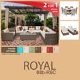thumbnail image 1 of Royal 17 Piece Outdoor Wicker Patio Furniture Package ROYAL-08b-R6C, 1 of 3