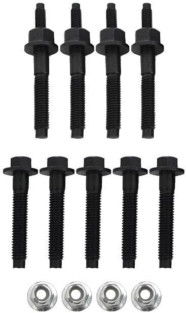 Exhaust Manifold Gasket Repair Set with Bolts Studs and Nuts for 2009-2018 Chrysler 300 Jeep Grand Cherokee for 2009-2018 Dodge Challenger Charger Durango Ram 1500 2500 3500 5.7L