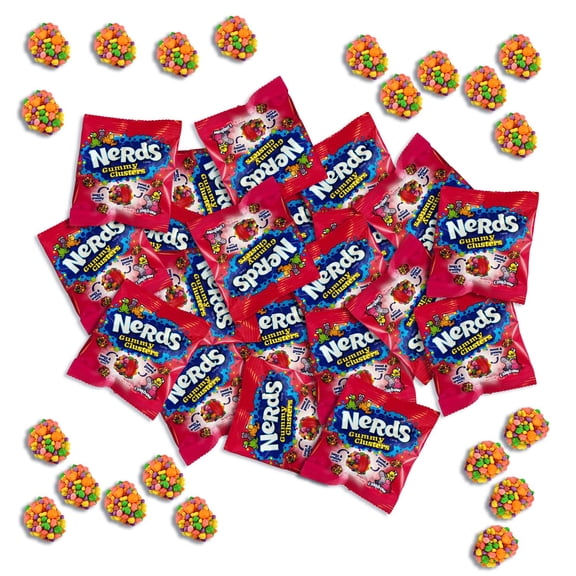 CandyKrave Rainbow Gummy Clusters - 2 lbs Individually Wrapped Candy Pack - 46 Pieces - Classic & Delicious Gummy Candy for Back-to-School Party, Movie Nights, Birthdays, Pantry & Baby Showers