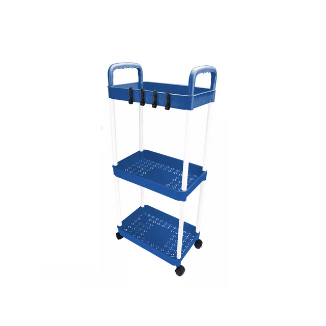 Carrito Auxiliar Organizador Multiusos 3 Niveles 360 Rotar