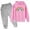 v#1816Pink3779, variant on Kids Long Sleeve Rainbow Hoodie Pants Outfit Sets Teen Girls Sweatsuits 2 Piece Outfits Oversized Hoodie And Sweatpants Set Tracksuits Trendy Child Cartoon Clothes Sets