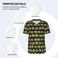 thumbnail image 3 of KLL Cactus Farmland for Men's Baseball Shirts,Short Sleeve Casual Shirts Button Down Shirt for Men Beach Summer Wedding Shirt-Medium, 3 of 7