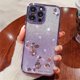thumbnail image 1 of Compatible Con Xiaomi POCO F5 X5 Pro X4 X3 GT M5S M4 M3 F4 F3 Mi 13 12 11 Lite 12T 11T Flower Galvanoplastia Transparente Estuche Con Cartón Purpurina Degradado, 1 of 4
