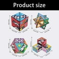 thumbnail image 2 of 2. Folding Panda Cubes Set, Portable Travel Game, Creative Stress-Relief Building Blocks Gifts, 2 of 5