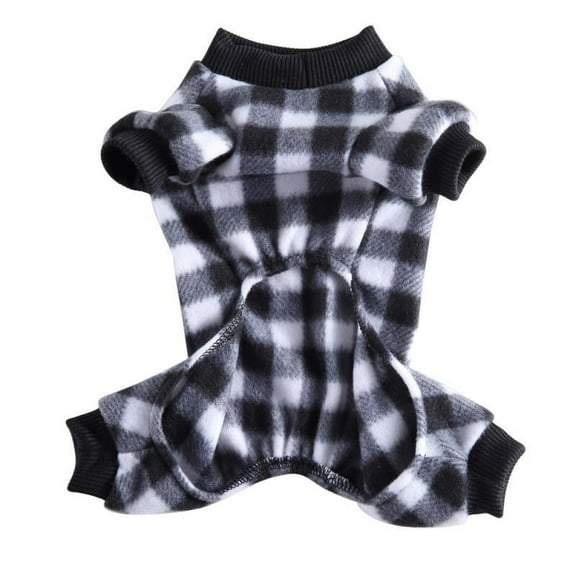 Soft Comfortable Lovely Plaid Pajamas For Small Medium Dogs, Puppy Pet Autumn & Winter Jumpsuit Clothes