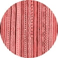 thumbnail image 1 of Ahgly Company Indoor Round Abstract Red Modern Area Rugs, 8' Round, 1 of 4