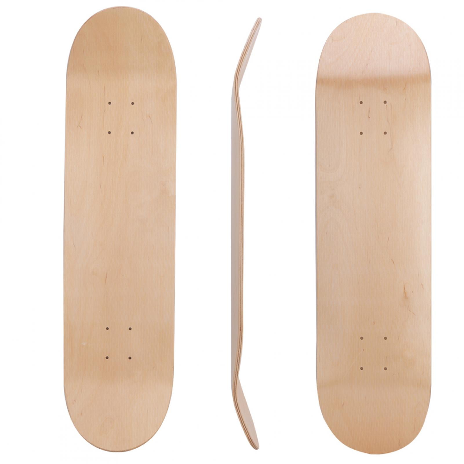 VGEBY Skateboard Decks, Maple Wood Blank Double-Warped Skateboard Deck 8.0 Inch Concave Board Accessory For Skate Scooter VGEBY Skateboard Decks, Maple Wood Blank Double-Warped Skateboard Deck 8.0 Inch Concave Board Accessory For Skate Scooter