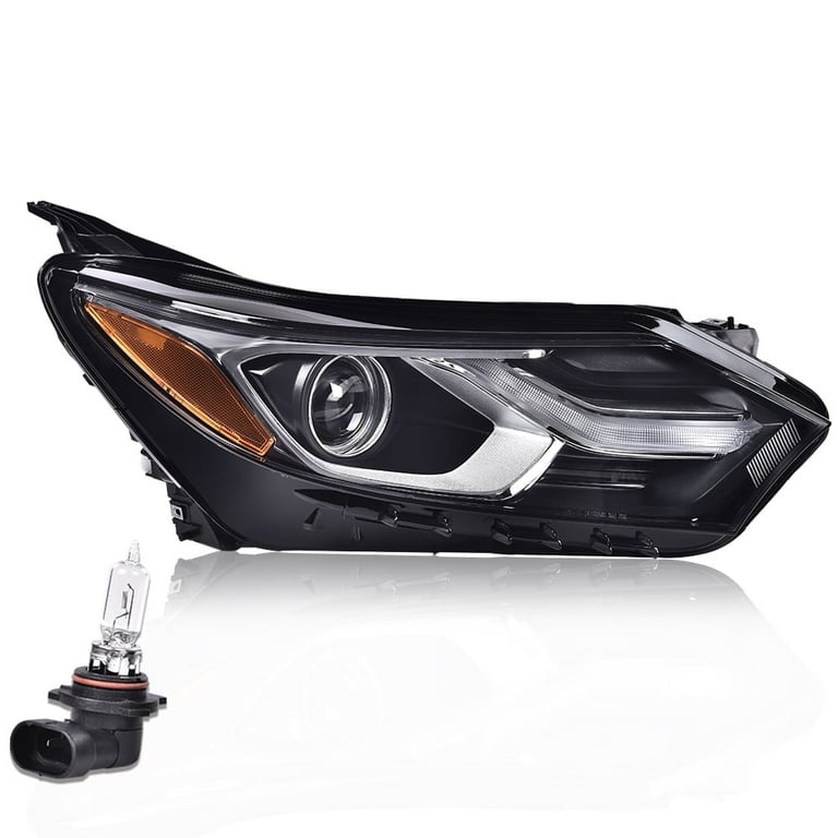 Halogen LED DRL Headlight Assembly Pair For 2018-2020 Chevy Equinox (Direct Fit)