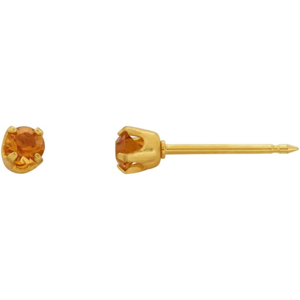 Inverness Home Ear Piercing Kit with 14kt Yellow Gold 3mm November