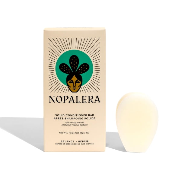 Barra acondicionadora Nopalera - Equilibrio y reparación para cabello graso Color Sin parabenos Silicona y sin sulfato Hecho con aceite de tuna (2.8 oz)