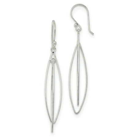 Primal Silver Sterling Silver Multi-Hoop Dangle Earrings
