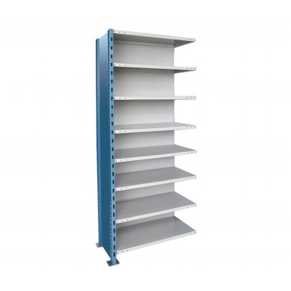 Hallowell AH5523-1807PB Hallowell H-Post High Capacity Shelving 36 in. W x 18 in. D x 87 in. H 707 Marine Blue Posts and Sides
