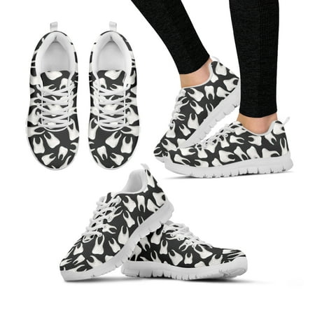 

Funny Tooth Design Women s Flats Dental Theme Breathable Mesh Autumn Sneakers Lightweight Female Vulacnized Shoes