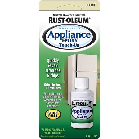 Rust-Oleum 203002 Specialty Appliance Touch Up Paint, 0.6 Oz Bottle, Biscuit