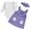 0-Purple&456, variant on Tiijoy Halloween Baby Girls Ribbed Long Sleeve Romper Overall Dress Headband 3Pcs Outfits, Sizes 6-12M