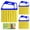 Blue 3pcs, variant on 3Pcs Window Blind Cleaner Duster Tool, 7 Fingers Washable Microfiber Brush, Crevice Cleaning Tool for Venetian Blinds & Air Conditioner Vents