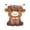 A, variant on mdesiwst Highland Cow Planter Cute Cartoon Cattle Resin Plant Pot Rustic Animal Flower Pot with Drainage Hole for Outdoor Indoor Backyard Balcony Home Desk Decor