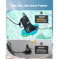 thumbnail image 4 of SEESII 1/3HP Pool Cover Pump - Automatic On/Off, 3035GPH Submersible Water Pump with Filter Net, 25ft Power Cord, Check Valve, Sump Pump, 4 of 10
