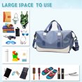 thumbnail image 4 of New sports fitness bag, large capacity short-distance travel outdoor storage bag-blue, 4 of 5