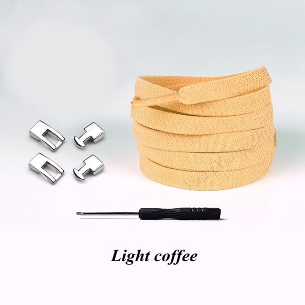 Hebilla cruzada de metal Cordones sin atar Cordones de zapatos planos elásticos Zapatillas de deporte para niños y adultos Cordones para botas Cordones para perezosos rápidos Cuerdas para zapatosChina Gao Jinjia LED