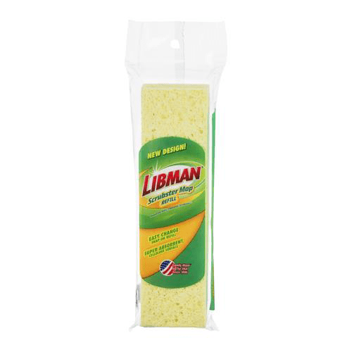 Libman Scrubster 9 in. Sponge Mop Refill 3105 (Pack of 14)