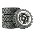 thumbnail image 4 of 4 neumáticos de goma para coche RC R 71 mm para Wltoys 144001 124018 124019 1:10 1:14 1:18 1:16 Astilla negra Style2, 4 of 7