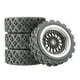 thumbnail image 4 of 4 neumáticos de goma esistentes al desgaste R 71 mm para Wltoys 144001 124018 124019 Astilla negra perfke neumáticos de coche rc, 4 of 7
